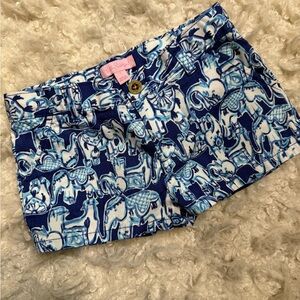 Lilly Pulitzer Elephant Shorts